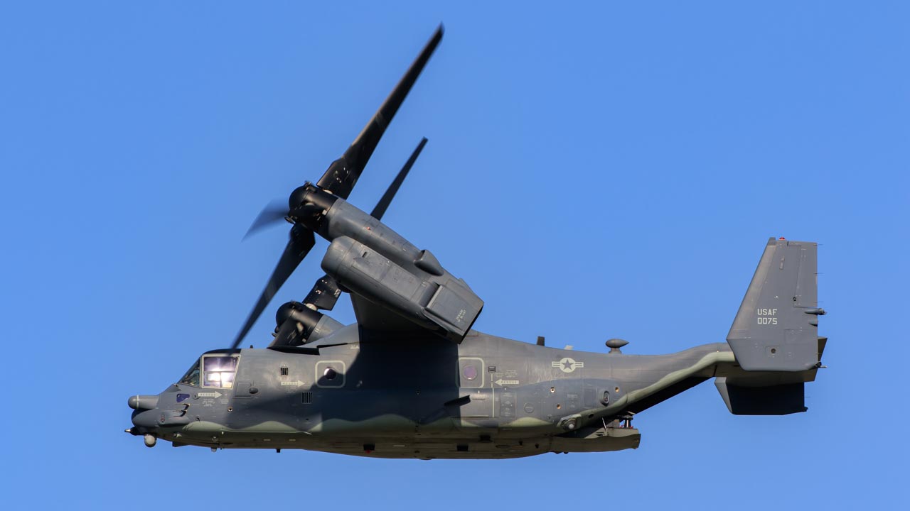 横田基地に配備されたCV-22オスプレイの情報 何機いる？武器は？コール